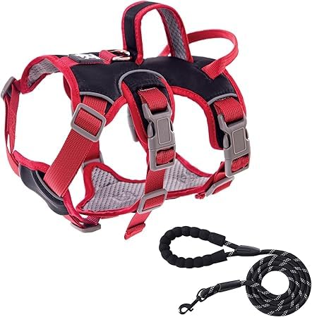 犬 ハーネス 中型犬 大型犬 小型犬 抜けない 引っ張り防止 後ずさり抜けない 犬 脱走防止 胸部ストラップ 軽量 ドッグ ポメラニアン 散歩 夜間反射