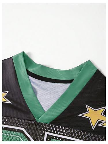 Men's Number Graphic Jersey Shirts Oversized Y2K Graphic Short Sleeve Streetwear Tee Shirt Top3