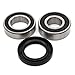 3 Pcs Set Front Wheel Bearings and Oil Seal For Yamaha Golf Cart G14 G16 G19 G20 G21 G22 & G29 Replace OEM Part 93306-204X0,93306-005Y3,93102-30083