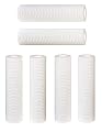 CFS – 6 Pack Grooved Sediment Melt Blown Water Filter Cartridges Compatible with AP110, WHCF-GD05, Watts FPMBG-5-975 Models – Whole House Replacement Filter Cartridge – 5-Micron – 10" x 2.5"