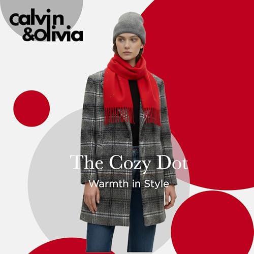Image of CALVIN & OLIVIA Lightweight Ultra-Soft Scarf - Perfect Holiday Gift for Men & Women