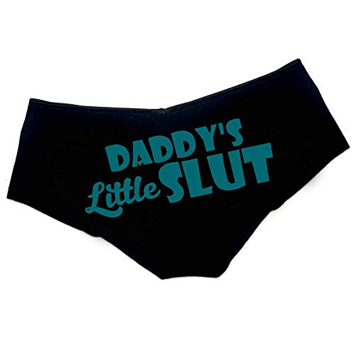 Daddy's Little Slut Fun Womens Funny Underwear Hipster Panty