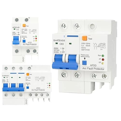 Interrupteur principal RCBO 10A protection contre les pannes et limiteur surtension