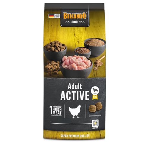 Belcando Adult Active Hundefutter | Trockenfutter für aktive Hunde & Sporthunde | Alleinfuttermittel für ausgewachsene Hunde ab 1 Jahr (1… – Ansicht 1