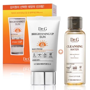 Dr.G BRIGHTENING UP SUN SPF42 PA+++ (50ml) + Dr.G Cleansing Water (110ml)