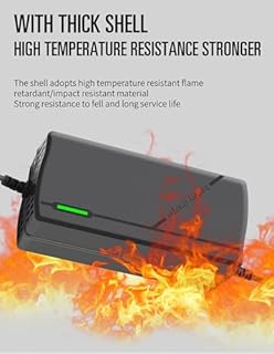 60V 20AH Lead Acid Battery Charger, Electric Scooter Charger Bike Battery Charger for Scooter Wheel Bicycle E-Bike, Auto Shut Off 3 Pin Plug