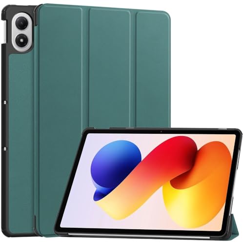 Étui Xiaomi Redmi Pad 2 Pro rabat intelligent vert housse antichoc