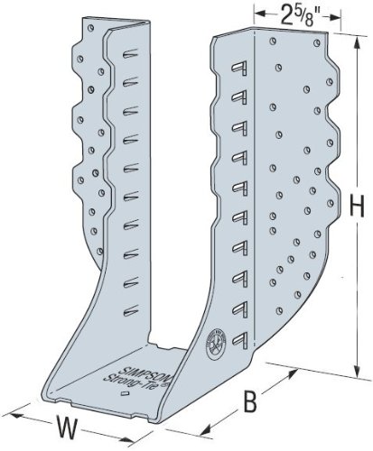 Amazon.com: 12 Pack Simpson Strong Tie HGUS7.25/12 7-1/4