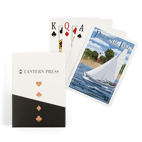 Lantern Press Erie, Pennsylvania, Juego de Naipes Póker