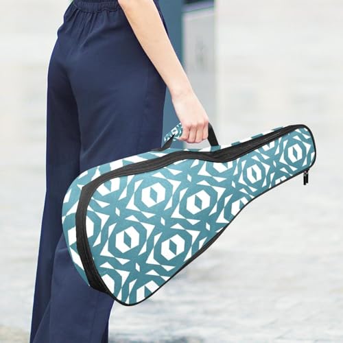 JRHEJTHH Housse imperméable durable pour ukulélé avec épaules réglables pour ukulélé de 53,3 cm, 58,4 cm, 61 cm, rembourrage épais, motifs géométriques élégants – Vert, Multicolore., - Les Beatles, Paul McCartney, John Lennon, RIngo Starr, George Harrison JRHEJTHH Housse imperméable durable pour ukulélé avec épaules réglables pour ukulélé de 53,3 cm, 58,4 cm, 61 cm, rembourrage épais, motifs géométriques élégants – Vert, Multicolore., – Image 7