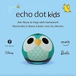 Amazon Echo Dot Kids (newest model), Designed for kids, with parental controls, Designed for Alexa+, Owl