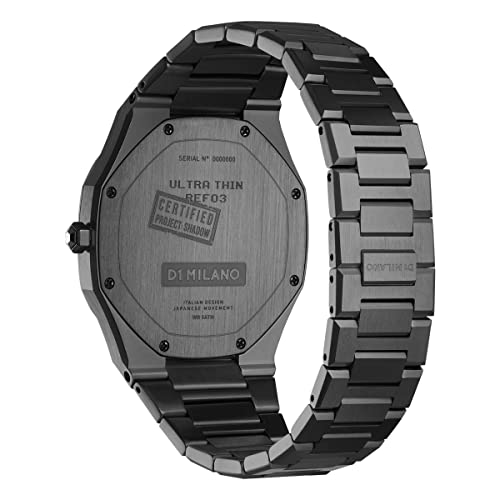 D1 Milano Stainless Steel Analog Black Dial Men Watch-Utbjsh, Black Band - Image 4