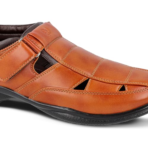 Image of WALKAROO WF6255 Mens Roman Sandals for formalwear and regular use