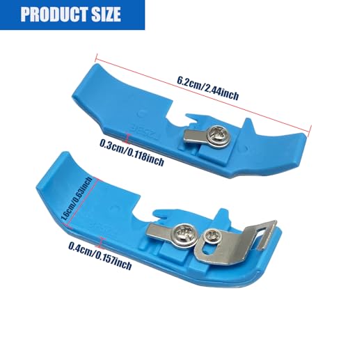 Placa inferior resistente para pie prensatelas Fbshicung 2pcs miniatura 2