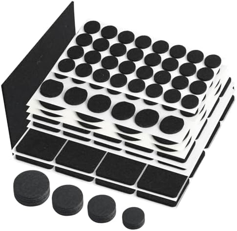 201 PCS Self-Adhesive Felt Furniture Pads - Anti-Scratch Protection For Chairs, Drawers & Floors