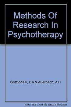 Hardcover Methods of Research in Psychotherapy. [German] Book