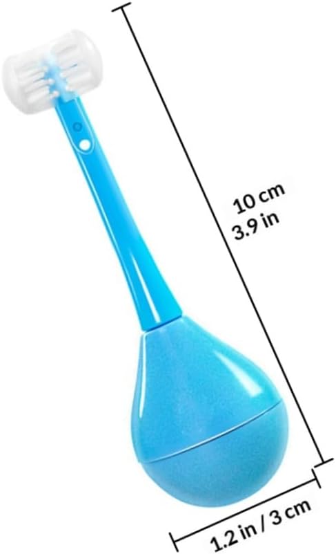 2pcs Manual Boys and Girls Toothbrushes Adorable Cartoon Design Safe Ergonomic Handle for Tooth Cleaner