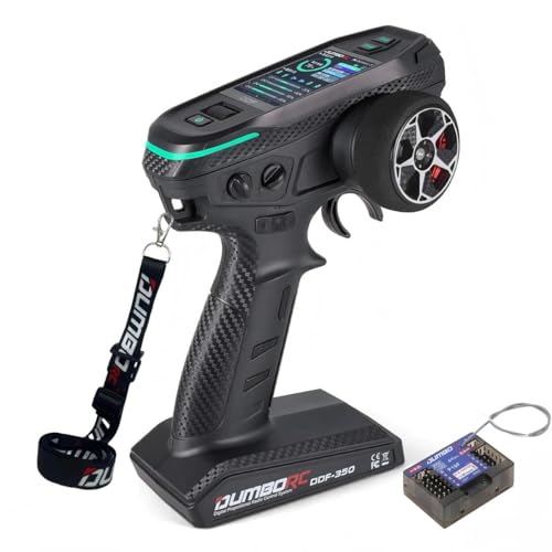 DUMBORC DDF-350 with P10F RC Radio Transmitter and Receiver 10 Channel HD Screen 10CH Remote...