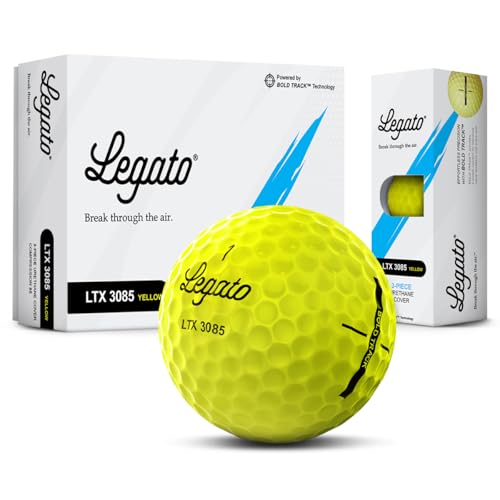 Image of Legato Golf Balls LTX3085 | Maximized Distance with Soft Feel | 3 Piece | Urethane Cover | 85 Compression