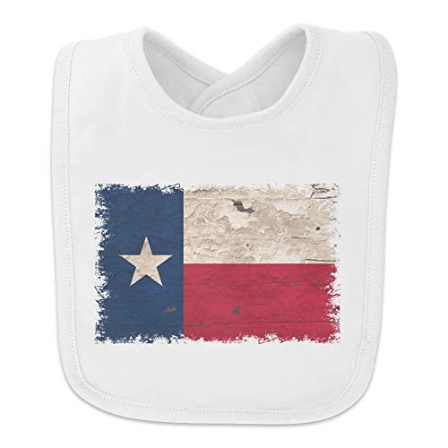 GRAPHICS & MORE Rustic Texas State Flag Distressed USA Baby Bib