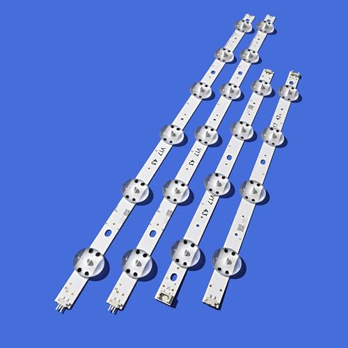 Repuesto de tira LED para arreglar pantalla oscura en modelos TV 43UJ655 43LJ614V y 43UJ675V V1743