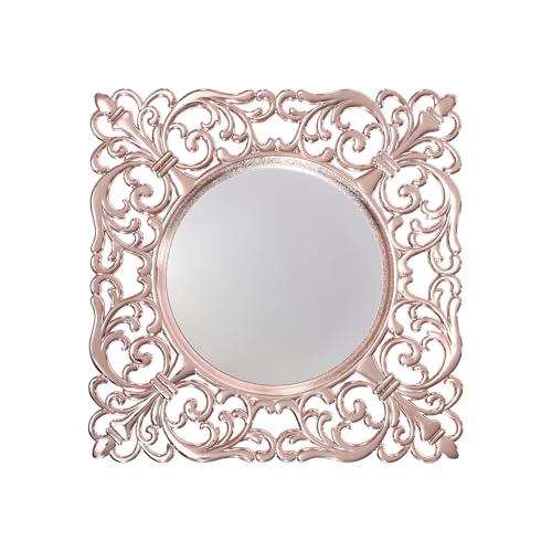 Juego de 6 Platos Cuadrados Rosados 12" miniatura 3