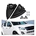 1 Pair Car Front Left and Right Door Tweeters Triangle Speakers Cover Panel Trim Frame Mount for Isuzu D-Max 2012 13 14 15 16 17 18 19