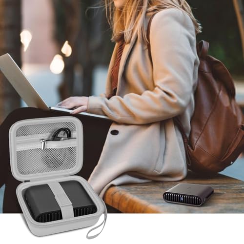 Image of Case Compatible with TP-Link Ultra-Portable Wi-Fi 6 AX1500 AX3000 Travel Router, Storage Holder for TL-WR1502X TL-WR3002X Portable WiFi Hotspot, Ethernet Cable Network (Box Only)-Grey