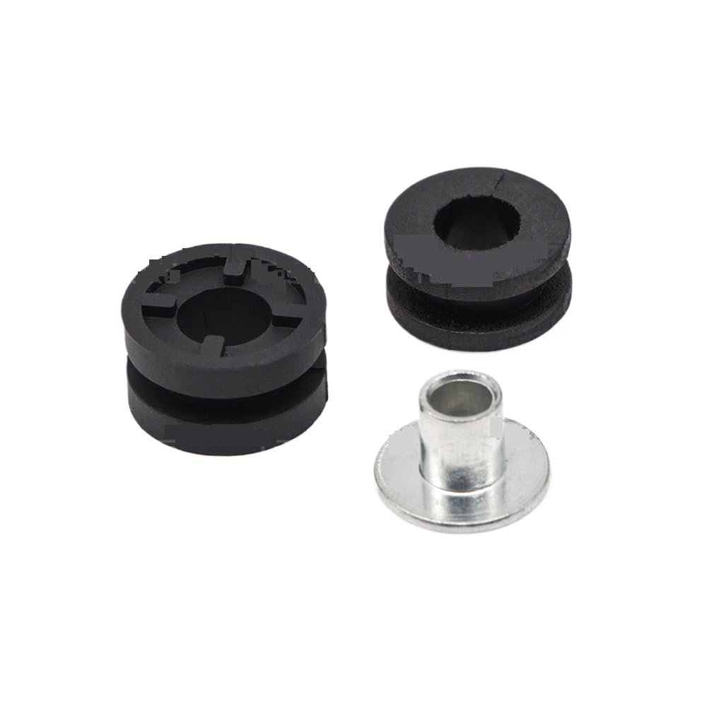 Motorcycle Rubber Grommets Kit 30PCS Universal Motorcycle Side Cover Rubber Grommets Gasket Fairings(Color1)