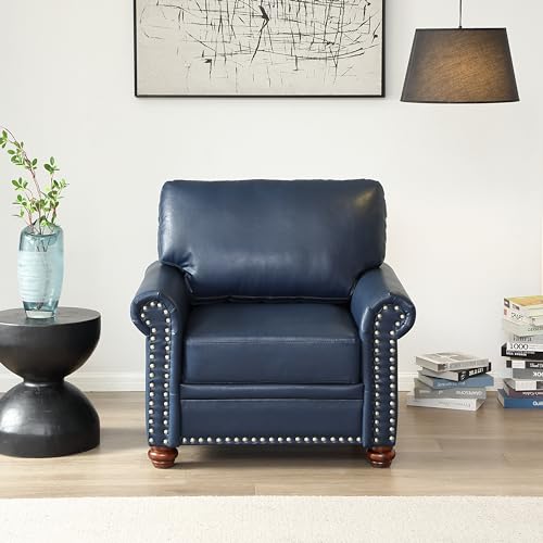 Sillón Clásico Plegable Azul miniatura 1