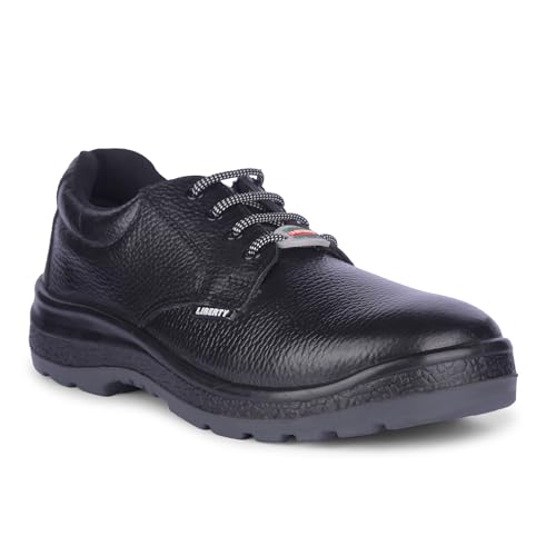 Image of Liberty Freedom SurakshaRA Men's Derby Safety Shoes: Reliable Protection with Lasting Comfort for Everyday Wear Safety Shoes for Men | Industrial Safety Shoes for Men | Safety Shoes for Men Stylish