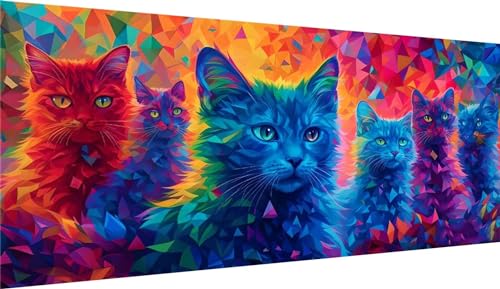Peinture Diamant Strass Point de Croix Chat | Loisirs Créatifs Premium