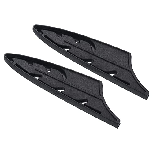 PATIKIL Plastica Sicurezza Coltello Copertura Guaine per 3.5 Sbuccia Coltello, 2pz ColtelliBordo Protezione Protezione Universale Coltello Fodero per Cucina, Nero