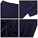 Joyaria Womens Bamboo Viscose Pregnancy/Pregnant Winter Casual Sweat Pants Over The Belly(Navy Blue,Large)