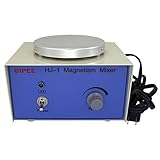 BIPEE HJ-1 Magnetic Stirrer with 8X25mm Stirring Bars, 1000ml Volume, 2400rpm, 1 Year Warranty
