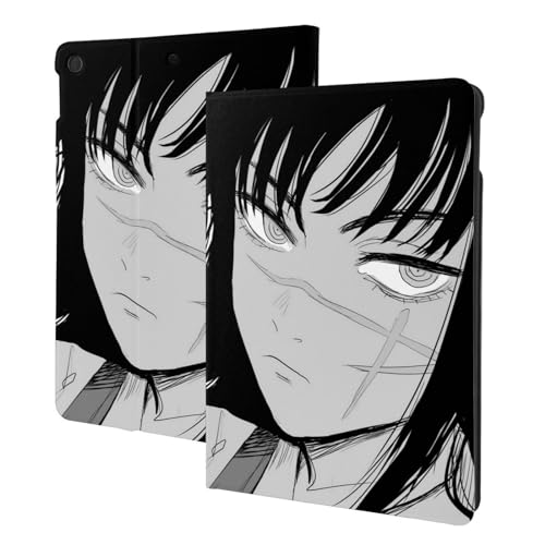 Compatible with チェンソーマン iPad Pro ケース 2024 13インチ(最新型) iPad Pro 13インチ ケース タブレットケース Ipad pro タブレット ケース PUレザー 二つ折スタンド 角度調整 横置きスタンド 全