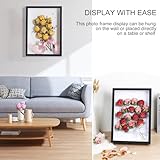 3D Shadow Box, 23 x 32 cm Shadow Box Frame, Wooden Photo Frame, Deep Picture Frames Box Display for Crafts Memorabilia Flower Tickets Medal (Black 3CM) - Image 4