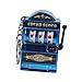 Dickly Portachiavi Mini Slot Machine, Ciondolo Compleanno, Souvenir in Miniatura, Portachiavi con Ciondolo Slot Machine per Frutta, Portachiavi per Ragazze e, Blu
