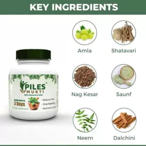 Image of Sogo Teleshopping Piles Mukti Capsules | Effective Relief from Bawasir Pain, Discomfort, Burning, Itching | Ayurvedic Piles Medicine |Approved by Ministry of Ayush, Govt. of India (10 Days Course)