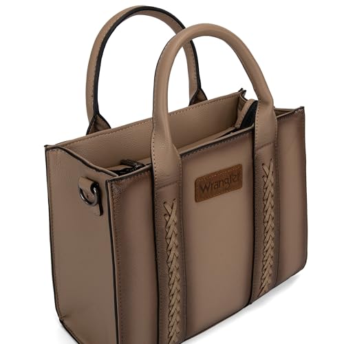 Image of Wrangler Tote Bag for Women Designer Satchel Handbags Top-handle Purses with Strap