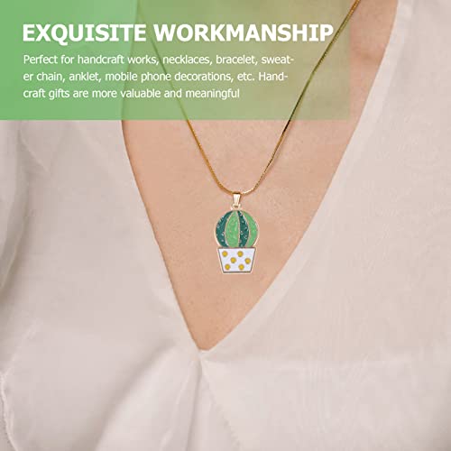 Cactos Liga Pingente de Jóias Encantos: 40 Pcs Diy Jóias Charme Pulseira Colar Brinco Chaveiro Fazen