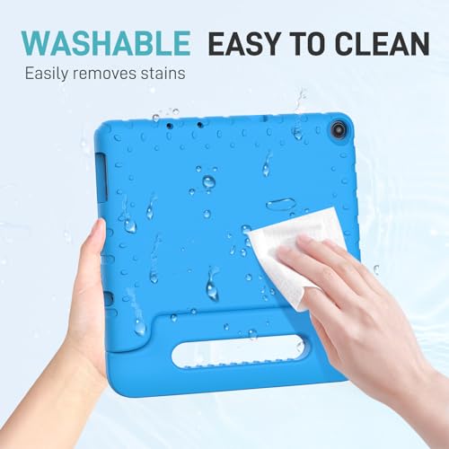 Bolete Case for Onn 10.1 Tablet Model 100011886 (2020 Generation 2) Kids 10.1 Inch Android Tablet Onn 10.1 Gen 2 Case with Handle EVA Foam Shockproof Washable Cover for Kids Adults, Children - Blue