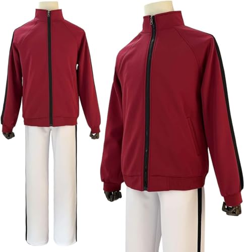 ［HOLOUN］ ジャージ 烏野高校 コスプレ 音駒高校 青葉城西 コスプレ衣装 ユニフォーム 刺繍 ウィッグ付き 白...