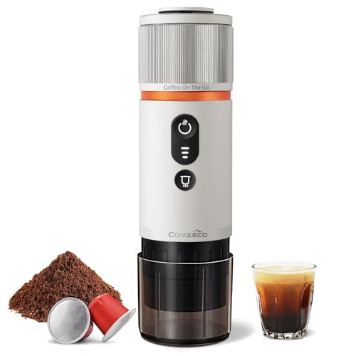 Best Camping Nespresso Machine 8 CONQUECO Portable Espresso Coffee Machine: 12V Ele