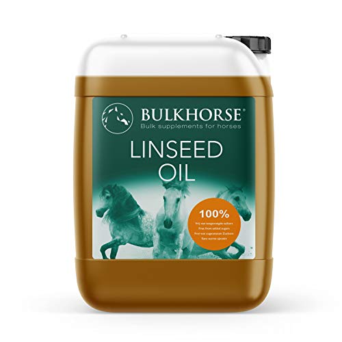 BulkHorse Lijnzaadolie | Kwaliteit gegarandeerd | MAAG, DARM en SPIJSVERTERING | 5 liter