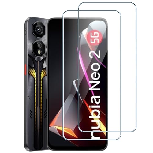Xiangyun 2 Piezas Protector de Pantalla para ZTE Nubia Neo 2 5G (6.72'), Cristal Templado de 9H Dureza, Antiarañazos, Sin Burbujas, Transparente Ultra HD Protector Pantalla