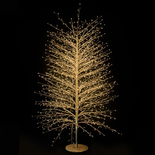Albero Faggio con 2000 Micro Led Luce Calda Altezza 180 cm Tronco...
