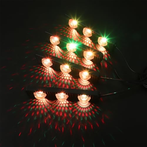 STOBAZA 1PC Colorful Car Lights Sound Activated LED Atmosphere Lamp for Vehicle Interior Modification Durable Foot Sole Decorative Lights Black for Car Use