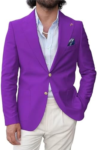 SOCOOL Mens Blazer Casual Sports Coats Slim Fit Jacket for Men 2 Button Business Suit Jackets