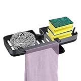 Organizador para fregadero y grifo, organizador para colgar | Organizador de grifo de fregadero | para esponjas de jabón toalla hogar ama de casa familia amigos vecinos madre abuela